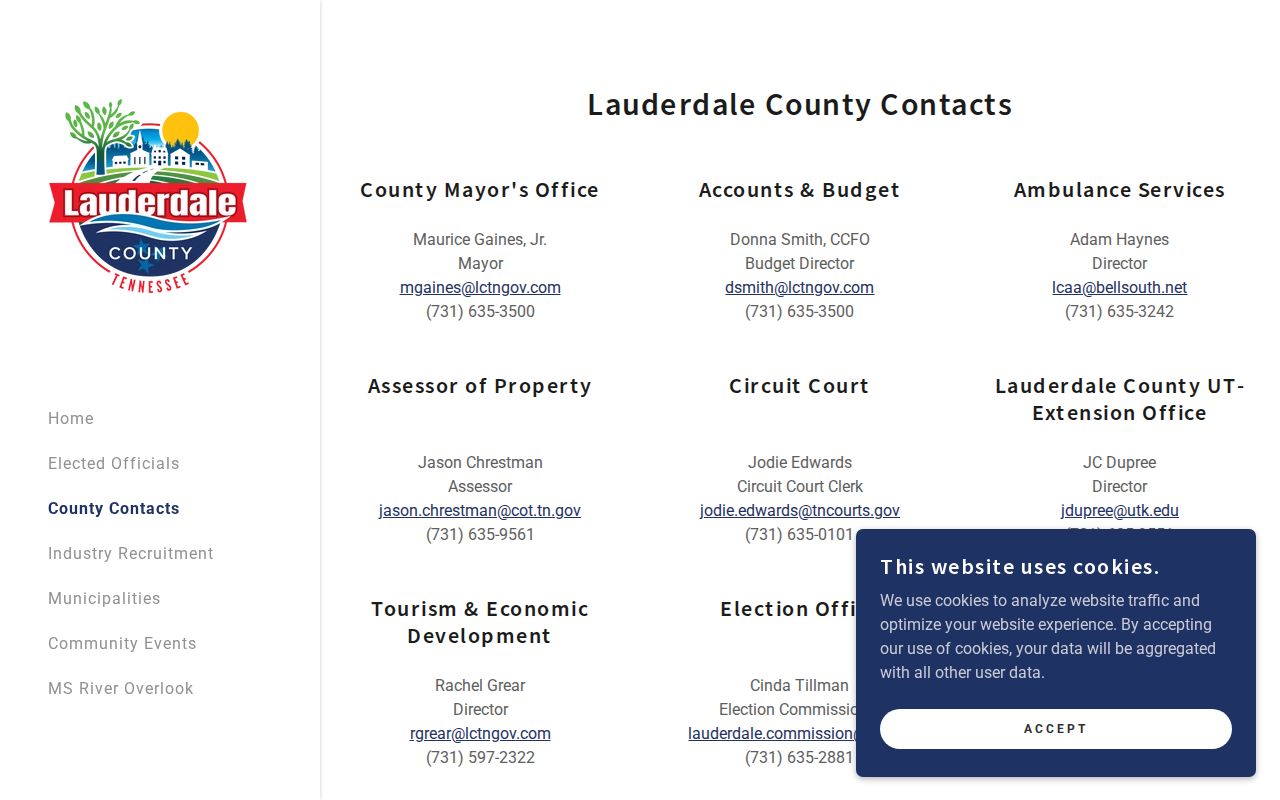 Lauderdale County Jail release records contact page